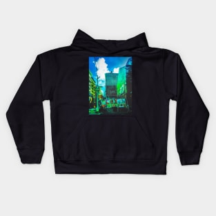 Spring St, Manhattan, NYC Kids Hoodie